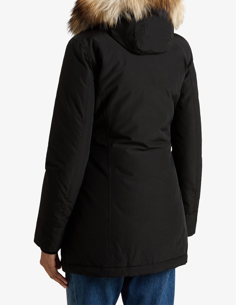 rinascente Woolrich Parka Arctic in Ramar Cloth con pelliccia removibile