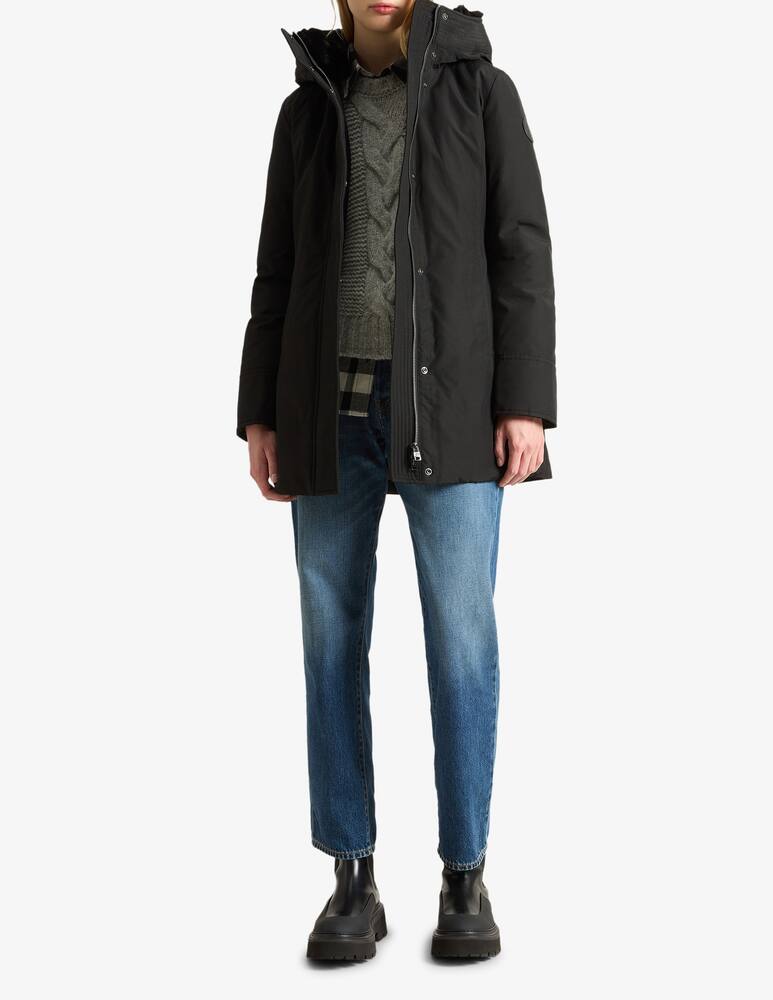 rinascente Woolrich Boulder faux fur parka