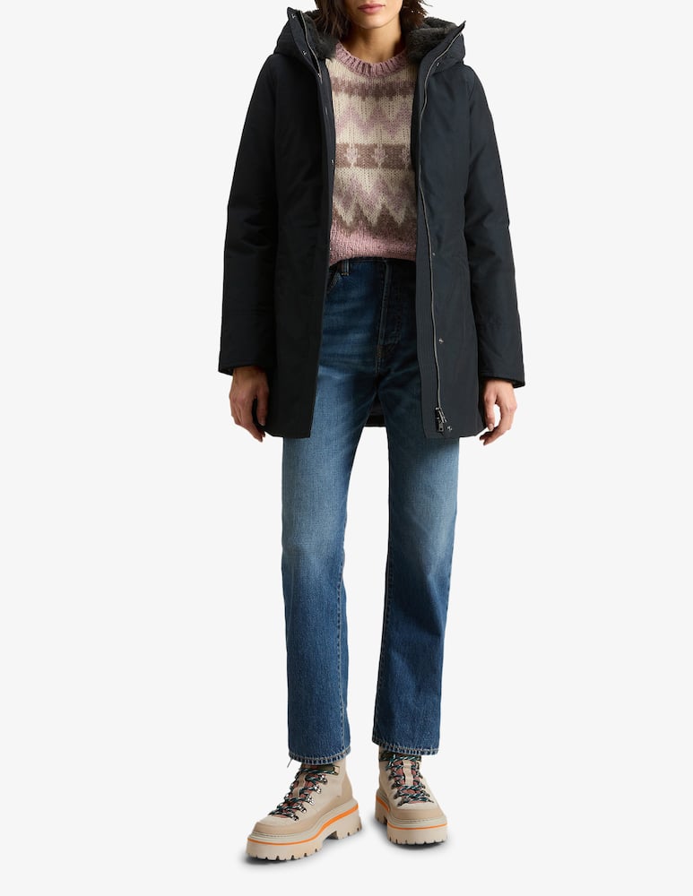 rinascente Woolrich Boulder faux fur parka
