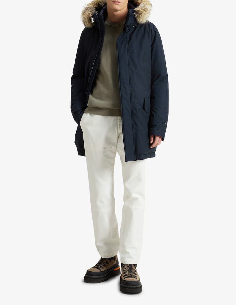 rinascente Woolrich Parka collo alto con pelliccia