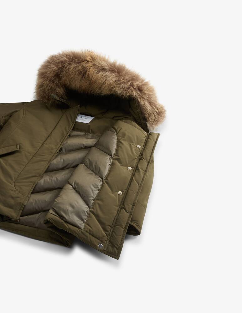 rinascente Woolrich Luxury arctic raccoon parka