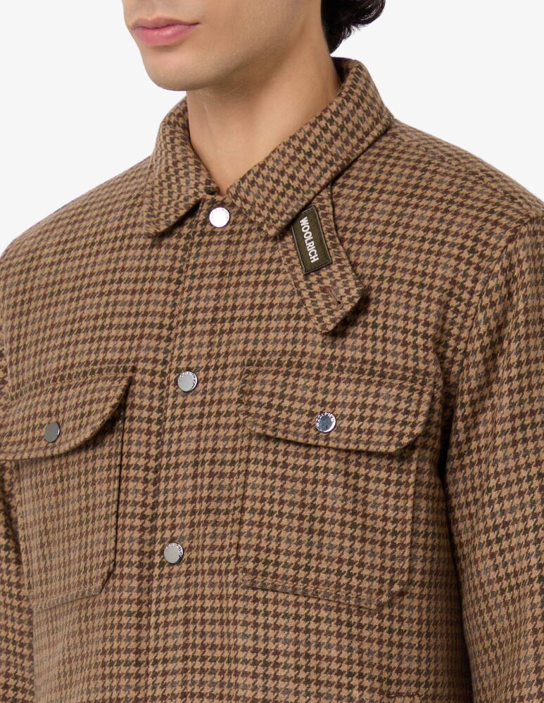 rinascente Woolrich Padded check overshirt