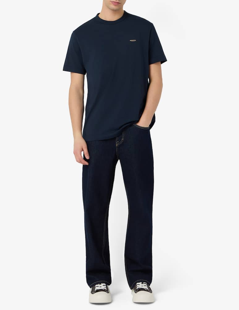 rinascente Woolrich Cotton logo t-shirt