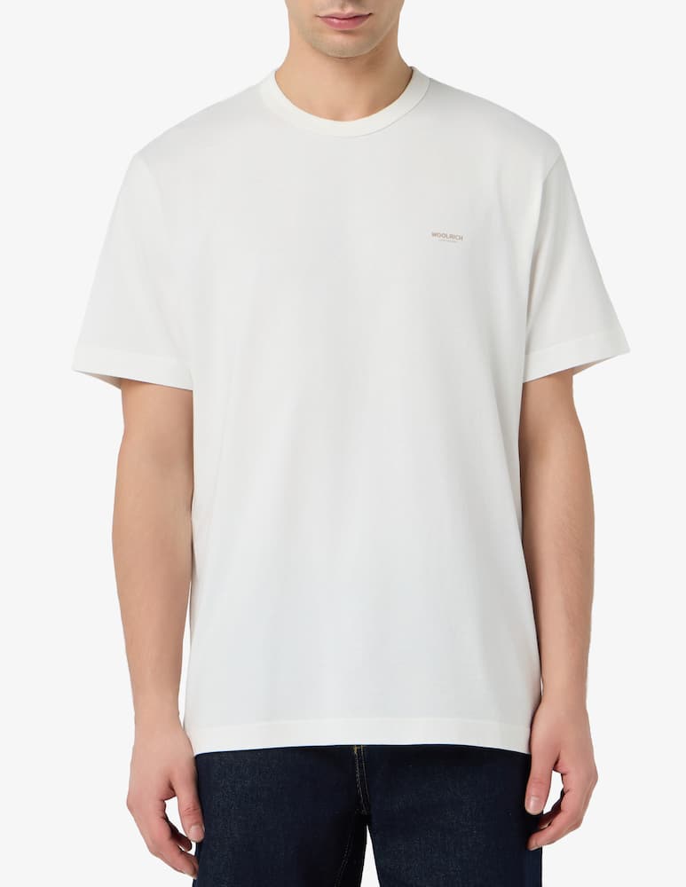 rinascente Woolrich Cotton logo t-shirt
