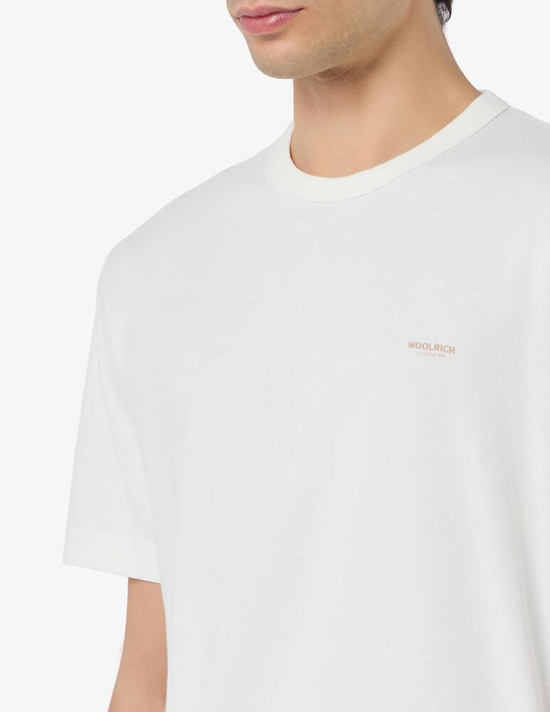 rinascente Woolrich Cotton logo t-shirt