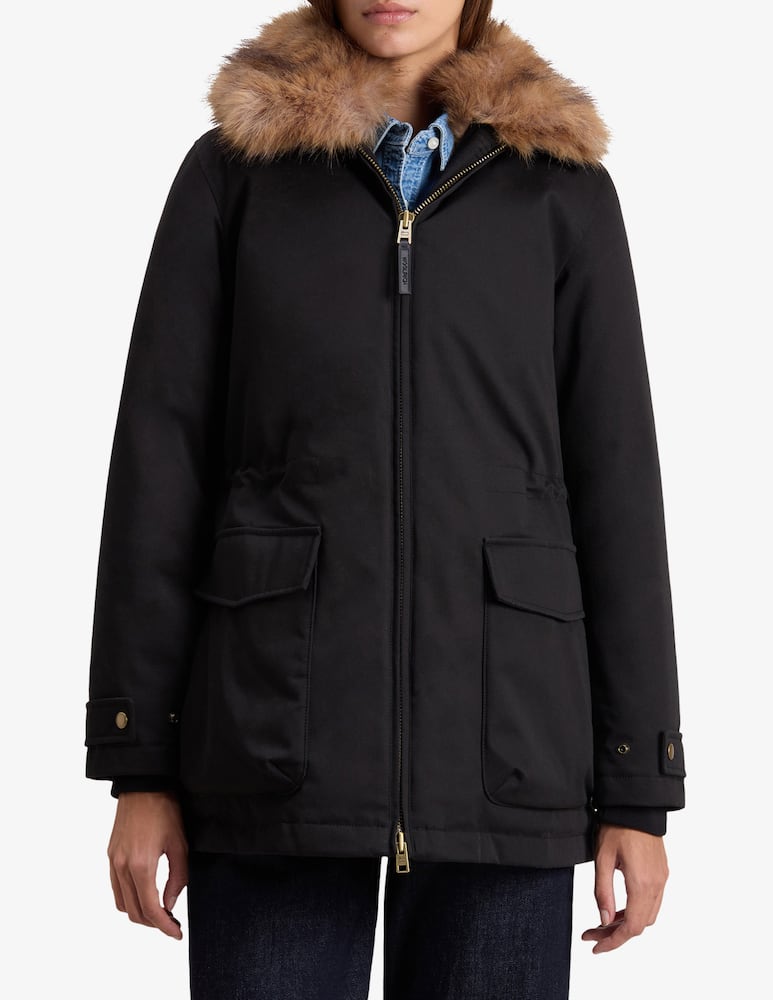 Woolrich Faux fur field jacket - picture 1 Woolrich Faux fur field jacket - picture 1