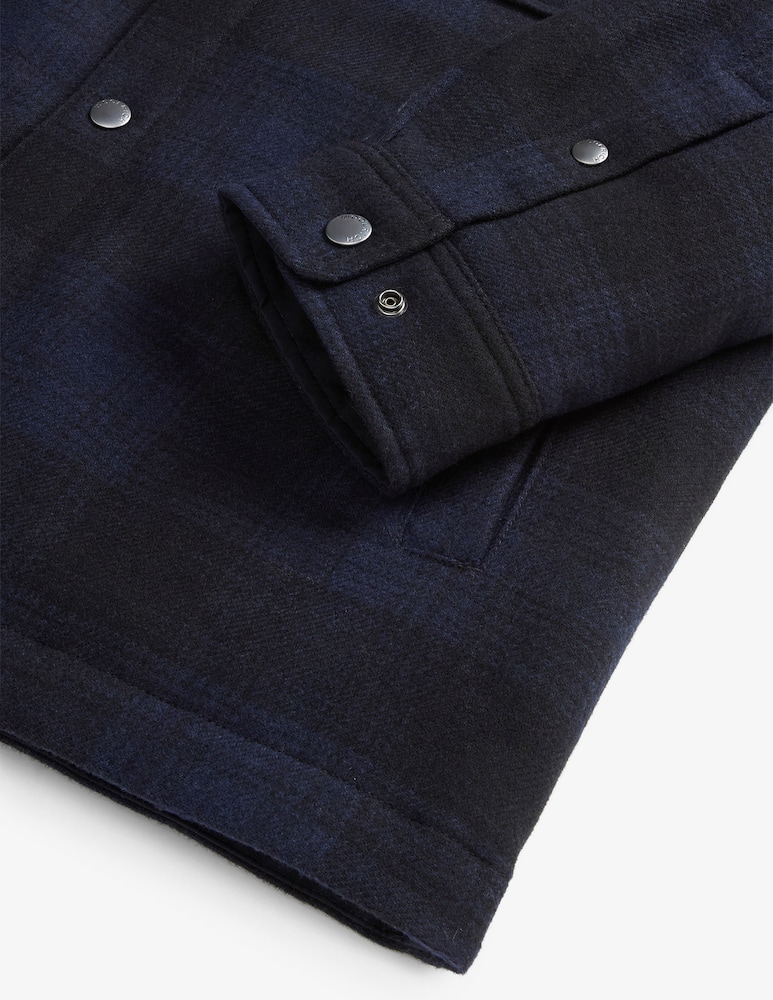 Woolrich Wool check shirt jacket - picture 4