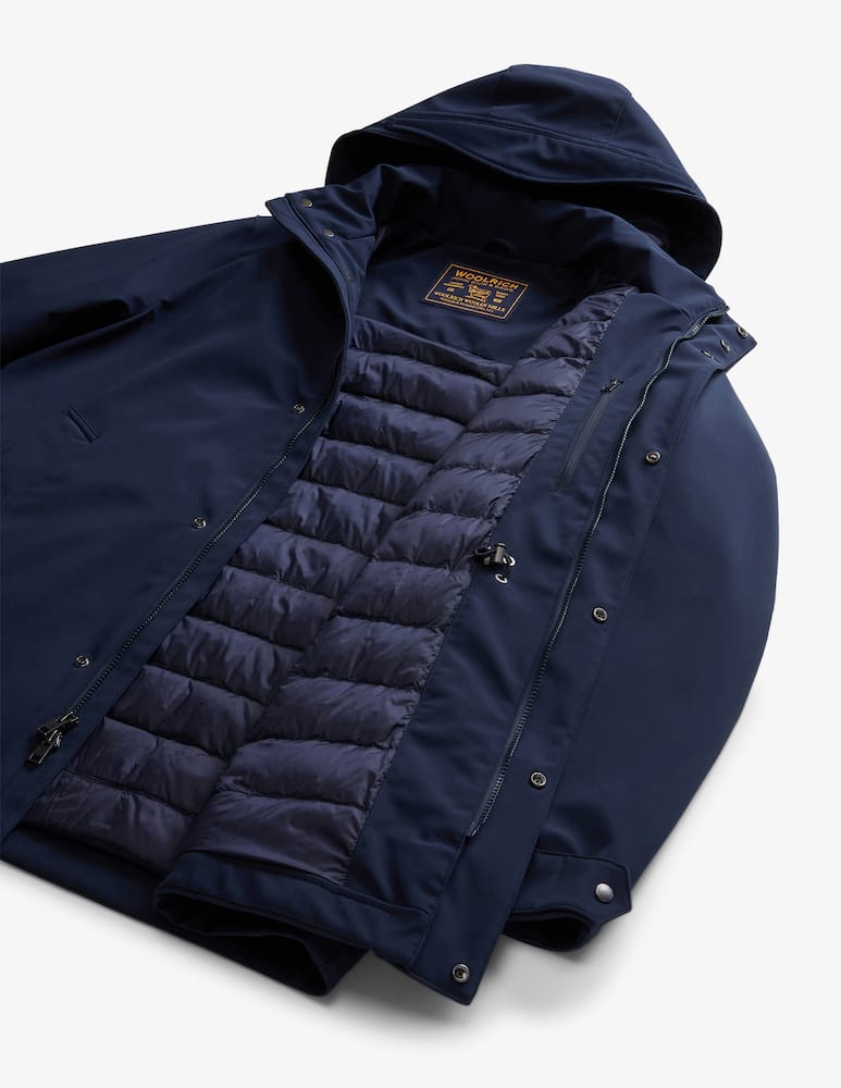 rinascente Woolrich Hooded soft shell jacket