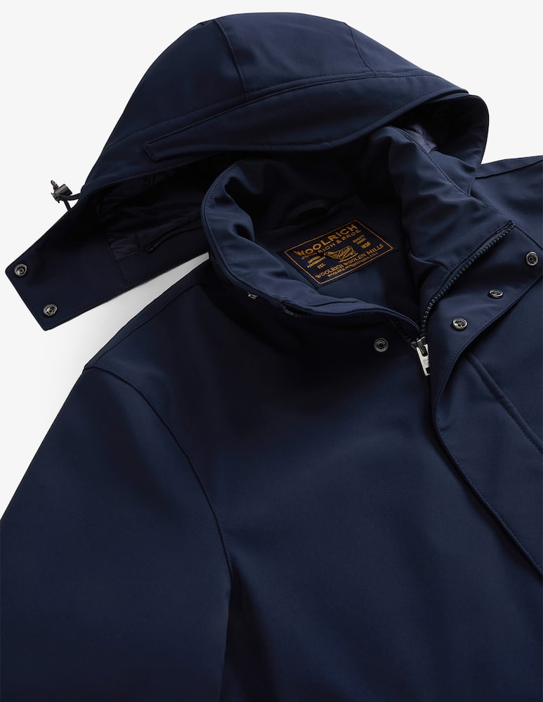 rinascente Woolrich Hooded soft shell jacket