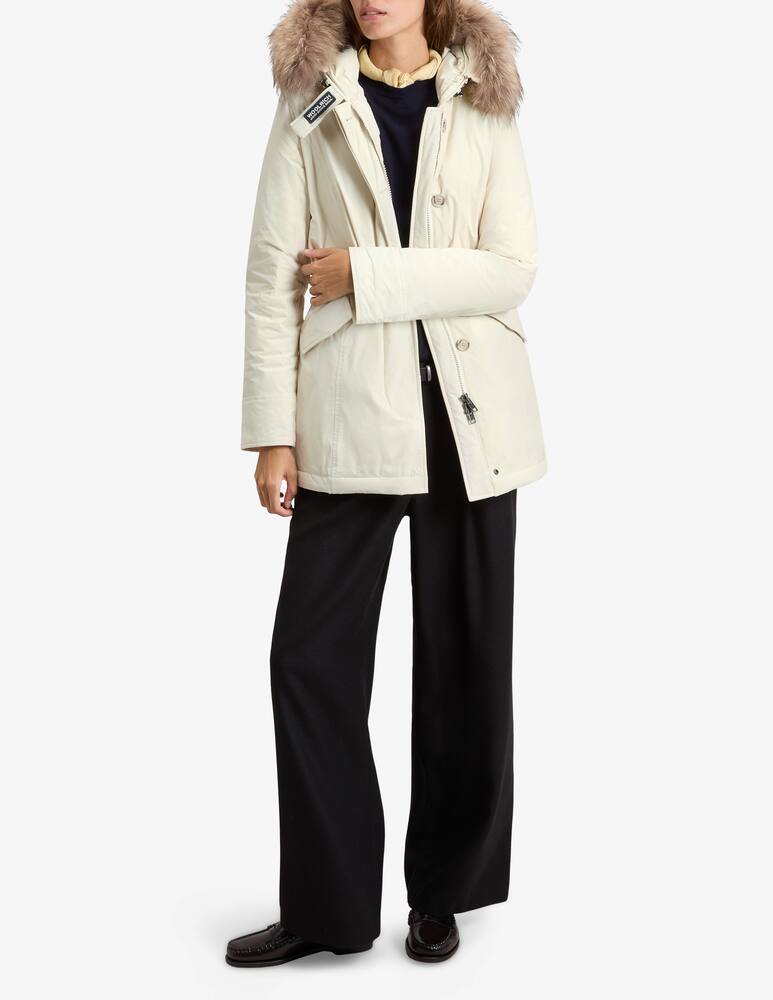 rinascente Woolrich Parka luxury arctic raccoon