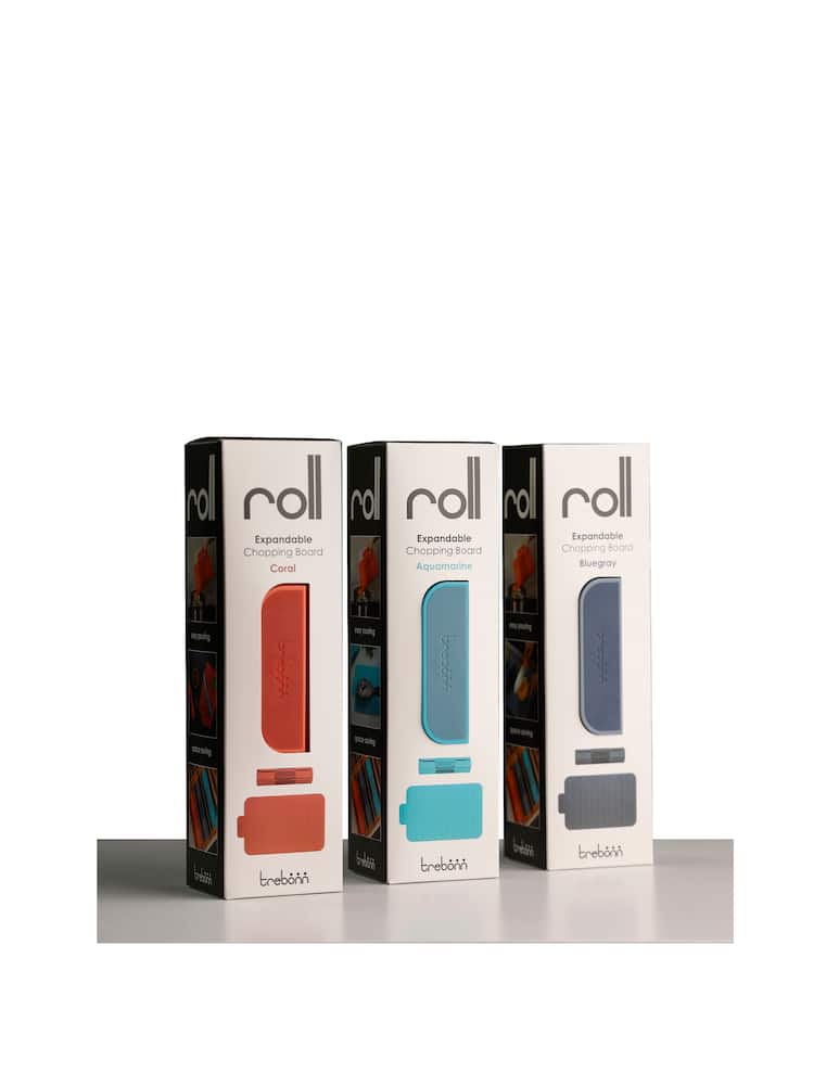 rinascente Trebonn Roll Tagliere Arrotolabile Con Clip Magnetica - Azzurro