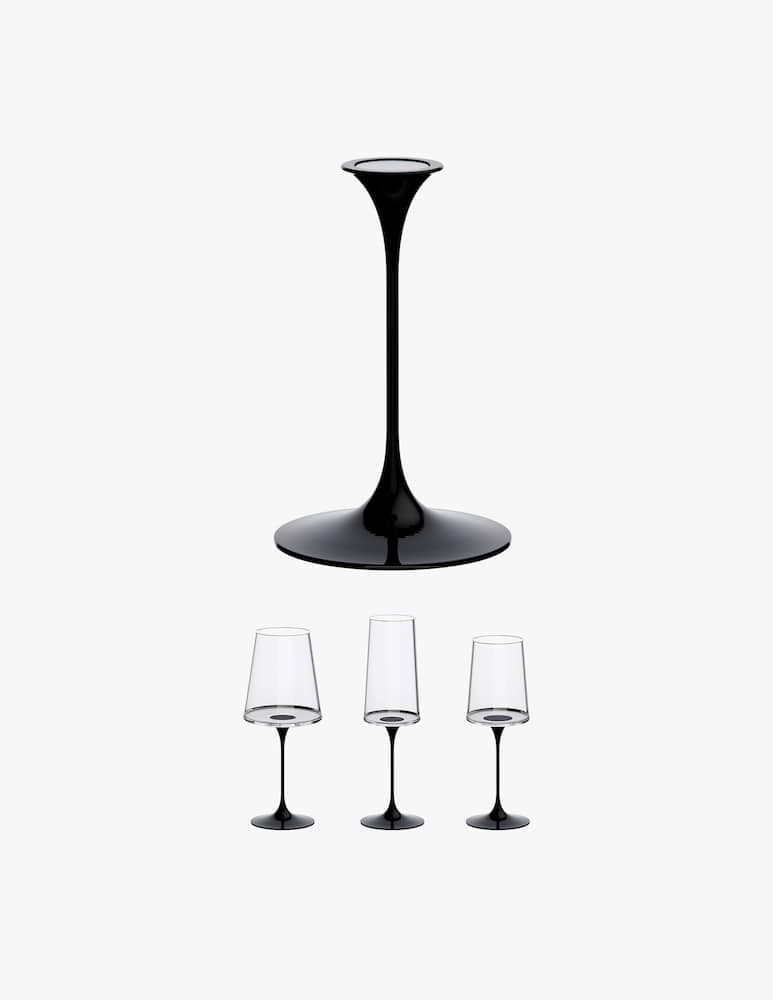 Trebonn SplitBicchiere Stelo Magnetico in Alluminio Black - immagine 1