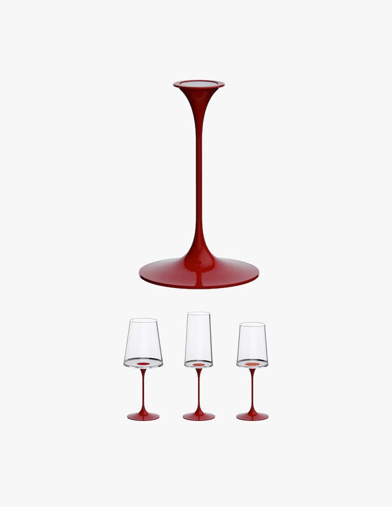 Trebonn Splitglass Magnetic Aluminum Stem Red - picture 1 Trebonn Splitglass Magnetic Aluminum Stem Red - picture 1
