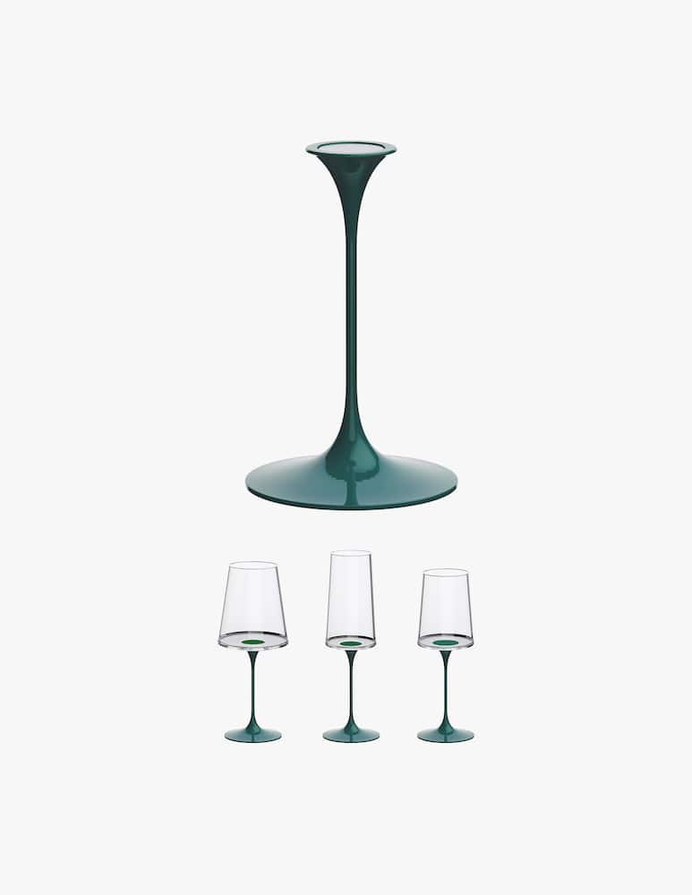Trebonn Splitglass Magnetic Aluminum Stem Green - picture 1 Trebonn Splitglass Magnetic Aluminum Stem Green - picture 1