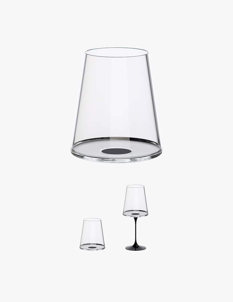 Trebonn Splitglass Tumbler 45Cl Black No Stem Set 2 Pcs - picture 1 Trebonn Splitglass Tumbler 45Cl Black No Stem Set 2 Pcs - picture 1