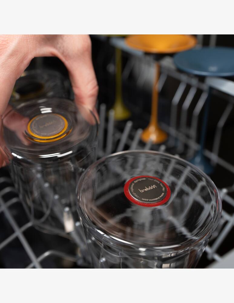 rinascente Trebonn Splitglass Tumbler 45Cl Black senza Stelo Set 2 Pz