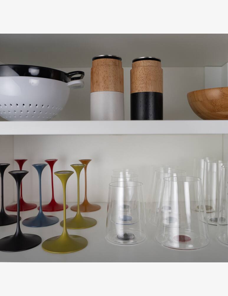 rinascente Trebonn Splitglass Tumbler 45Cl Black senza Stelo Set 2 Pz