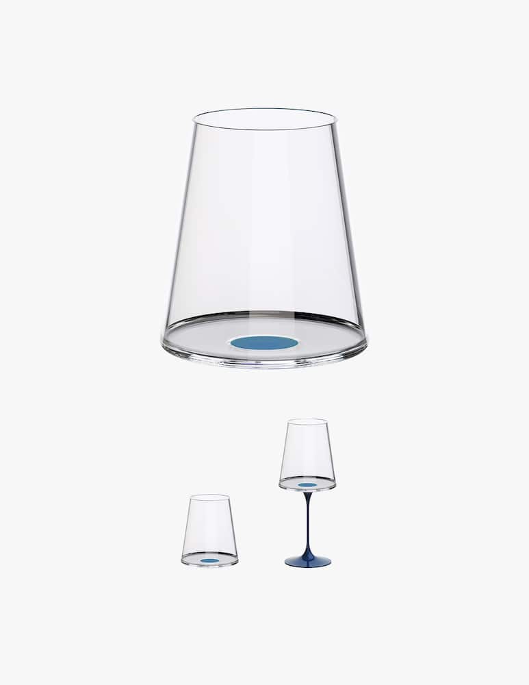 Trebonn Splitglass Tumbler 45Cl Blue No Stem Set 2 Pcs - picture 1 Trebonn Splitglass Tumbler 45Cl Blue No Stem Set 2 Pcs - picture 1