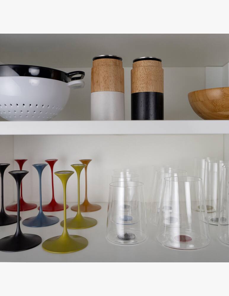 rinascente Trebonn Splitglass Flute 32 Cl nerosenza Stelo Set 2 Pz