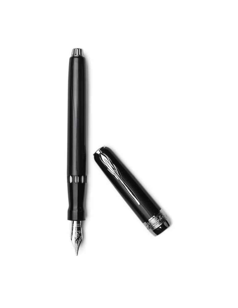 rinascente Pineider Full Metal Jacket Fountain Pen - black