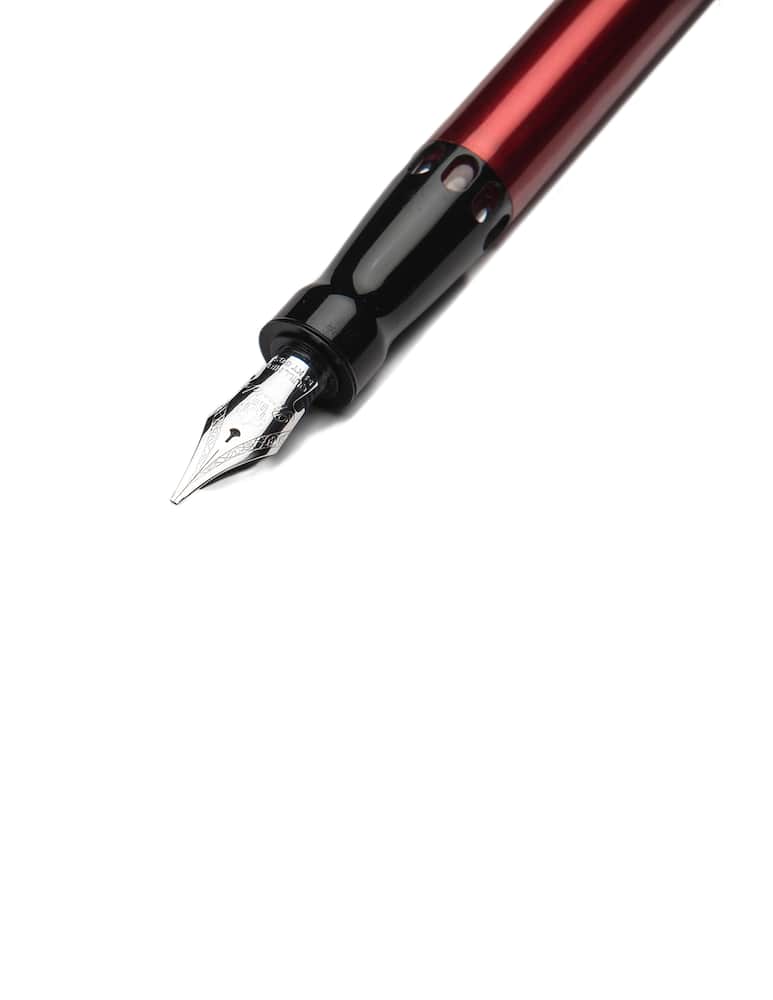 rinascente Pineider Full Metal Jacket Stilo Pennino - rosso