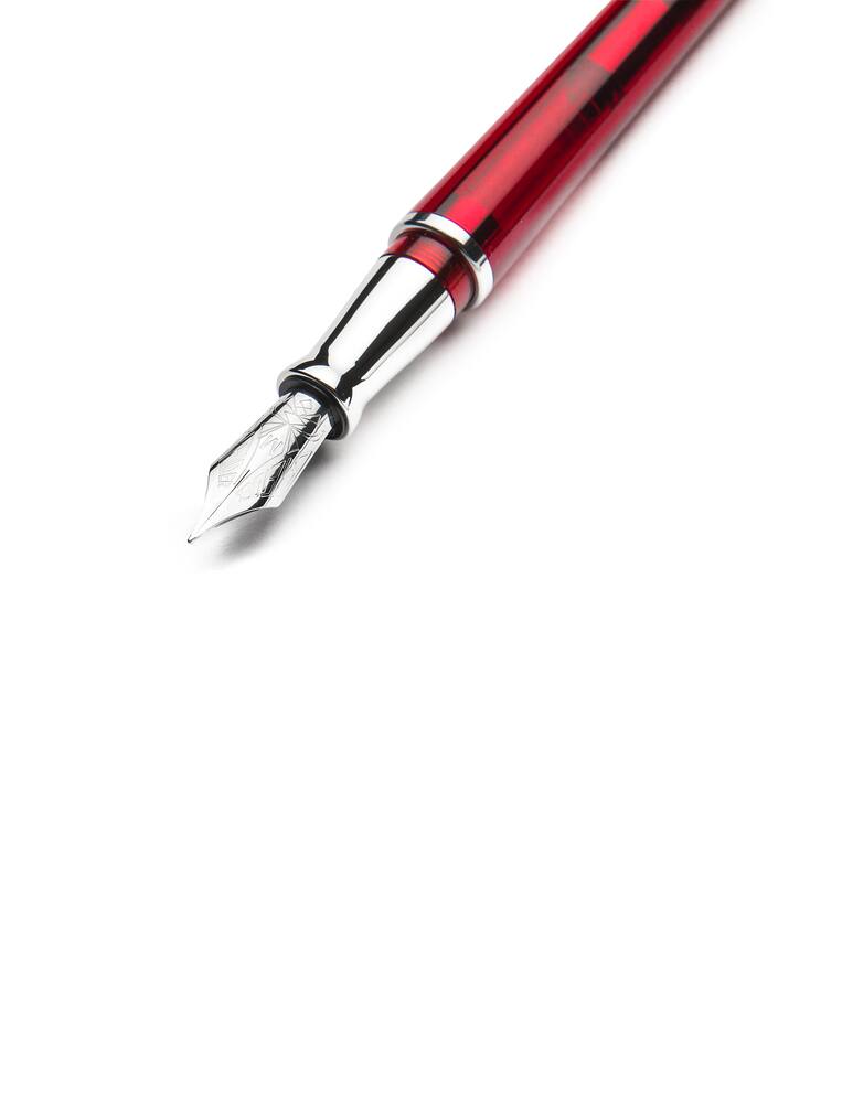 rinascente Pineider Avatar Ur Demo Metal Fountain Pen - red
