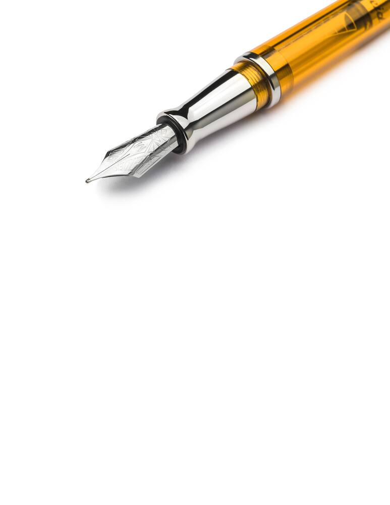 rinascente Pineider Avatar Ur Demo Metal Stilo Pennino - arancione