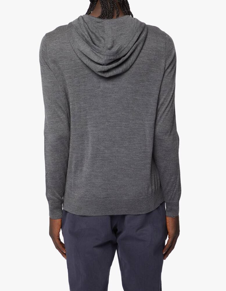 rinascente Emporio Armani Wool hooded jumper - Grey
