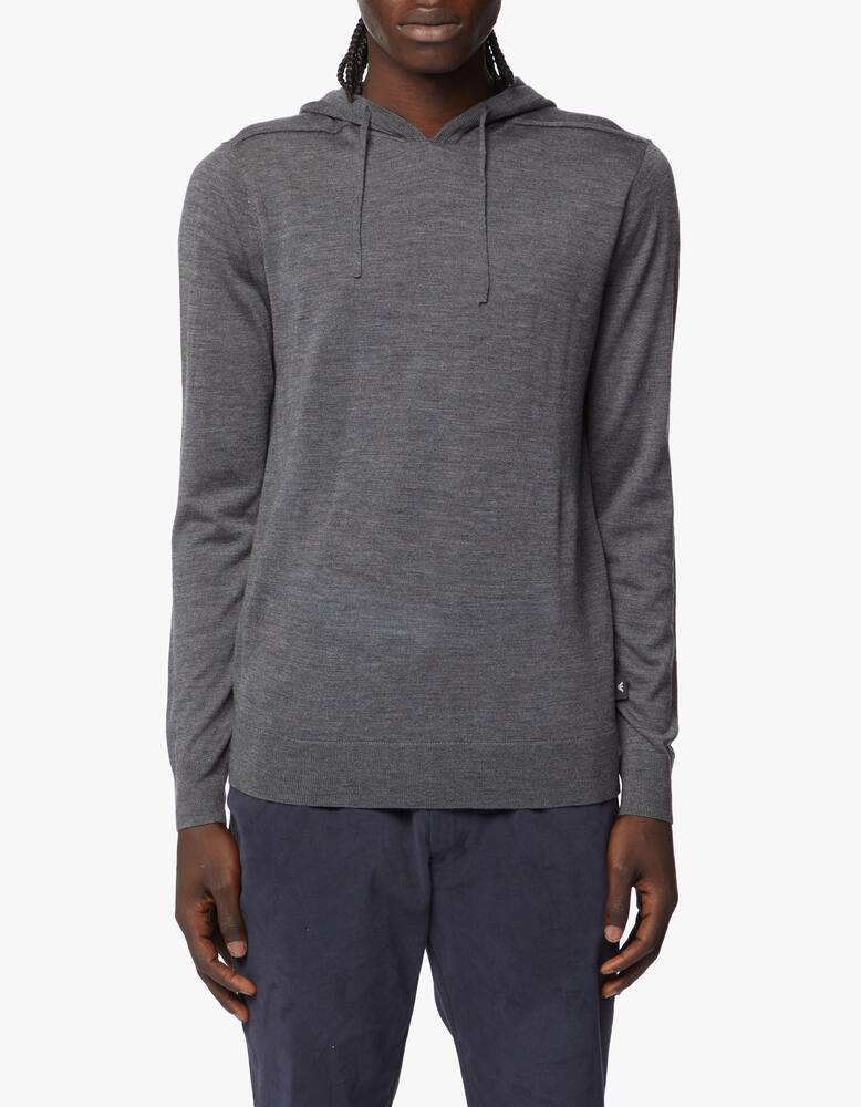 rinascente Emporio Armani Wool hooded jumper - Grey