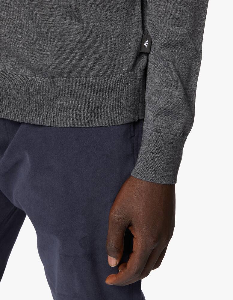 rinascente Emporio Armani Wool hooded jumper - Grey