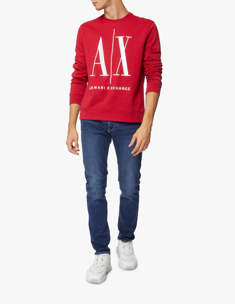 rinascente Armani Exchange Big icon roundneck sweatshirt