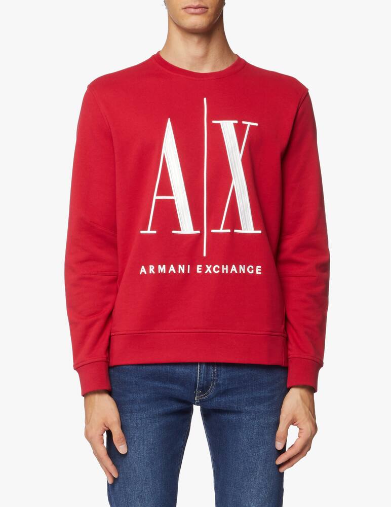 rinascente Armani Exchange Big icon roundneck sweatshirt