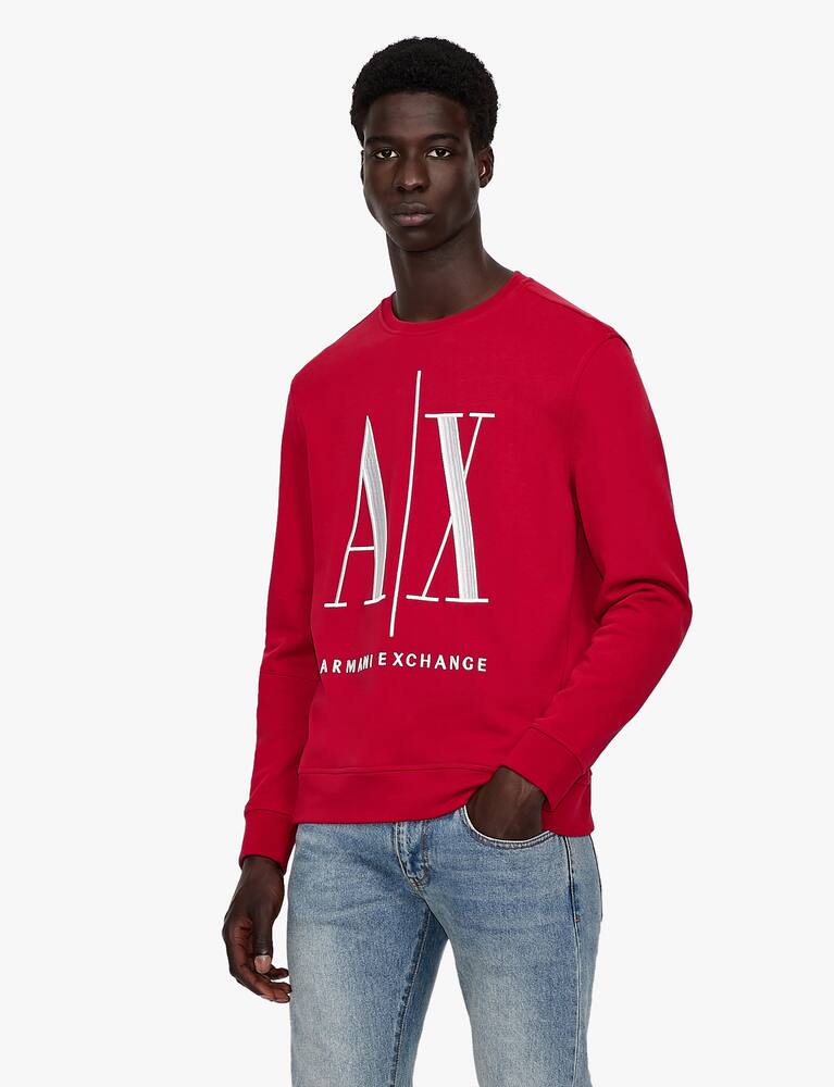 rinascente Armani Exchange Big icon roundneck sweatshirt