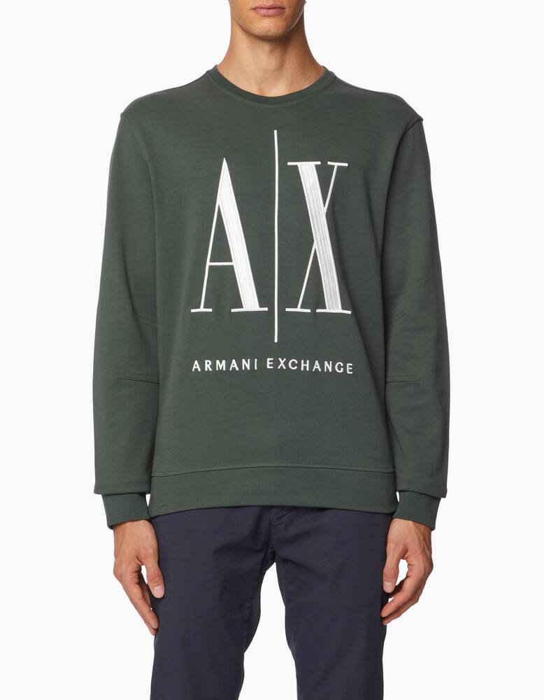 rinascente Armani Exchange Big icon roundneck sweatshirt