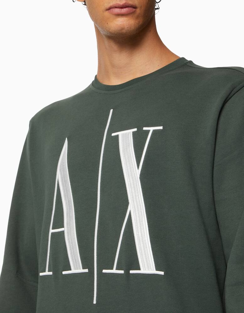 rinascente Armani Exchange Big icon roundneck sweatshirt