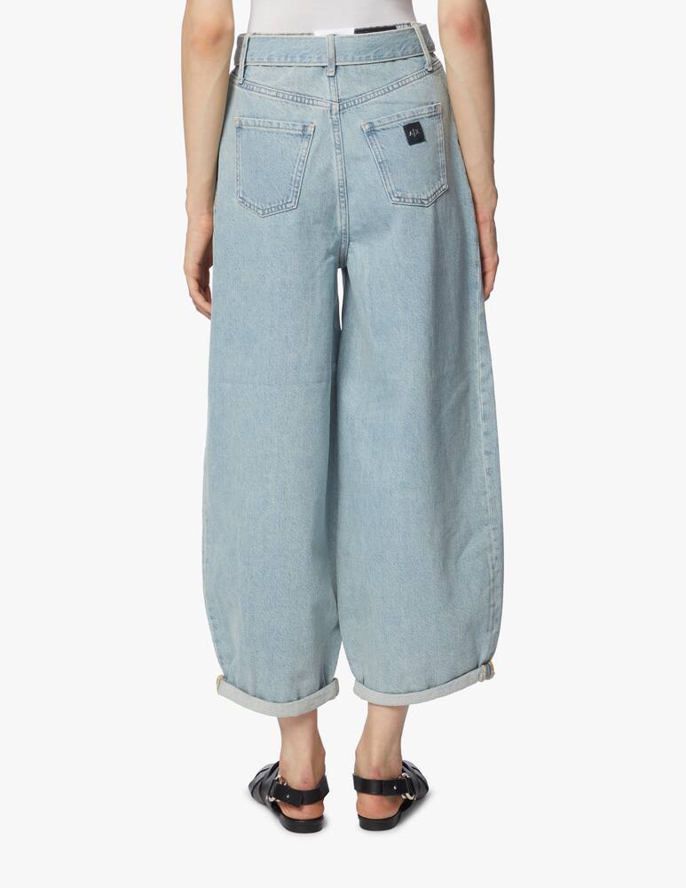 rinascente Armani Exchange Wide leg jeans with belt