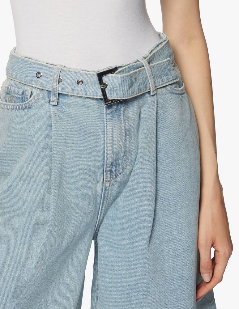 Armani Exchange Wide leg jeans with belt - picture 5 Armani Exchange Wide leg jeans with belt - picture 5