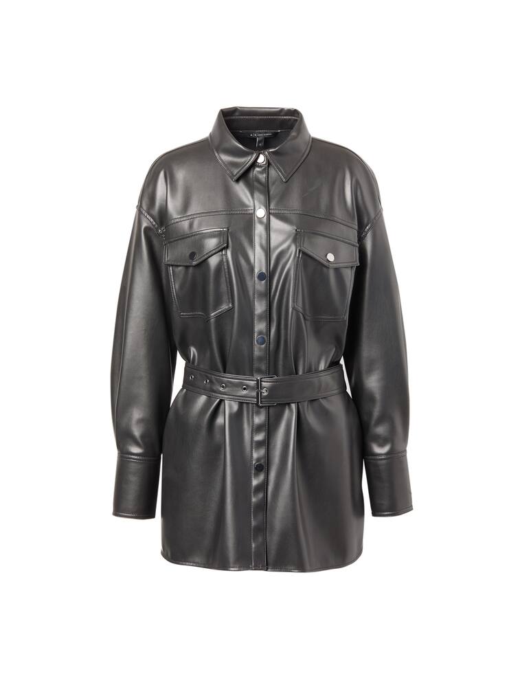 rinascente Armani Exchange Faux leather shirt