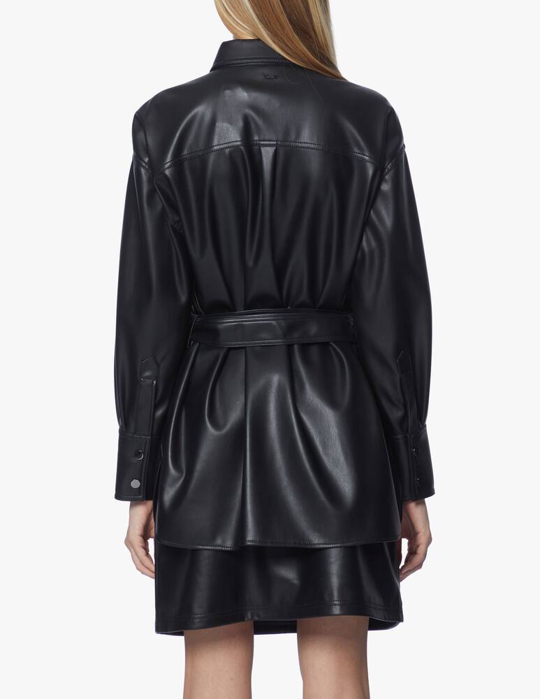 rinascente Armani Exchange Faux leather shirt