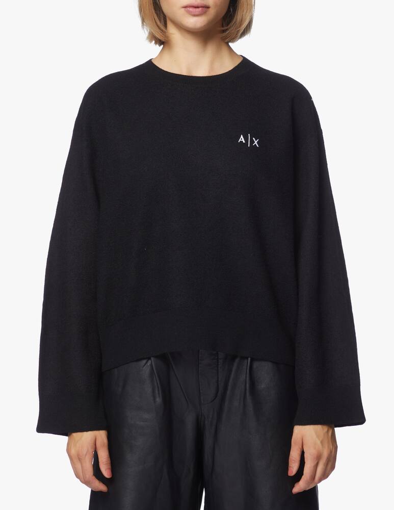 Armani Exchange Maglione in lana con logo - immagine 4 Armani Exchange Maglione in lana con logo - immagine 4