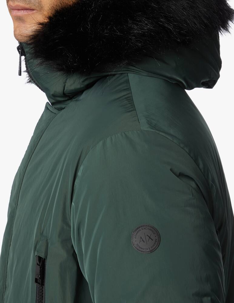 rinascente Armani Exchange Parka con cappuccio pelo
