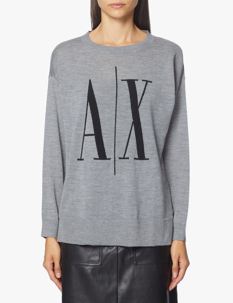 rinascente Armani Exchange Maglione in lana con logo