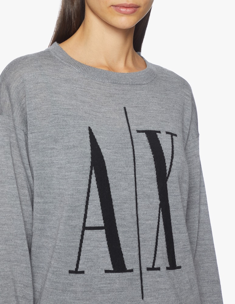 rinascente Armani Exchange Maglione in lana con logo