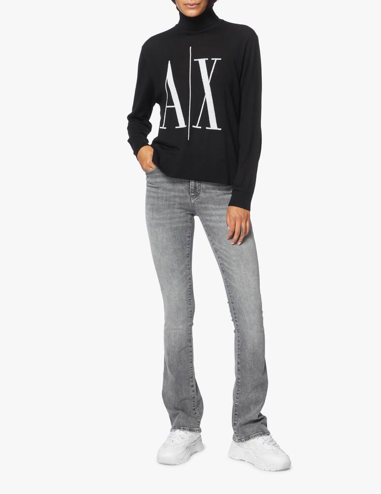 rinascente Armani Exchange Wool turtle neck with logo