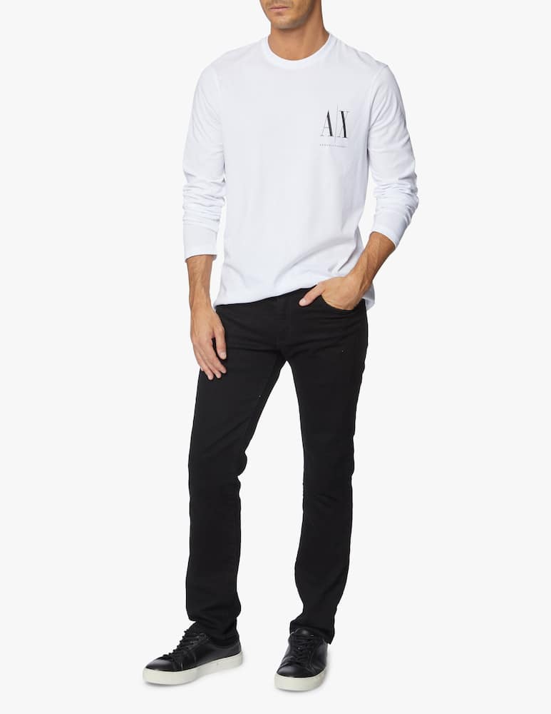 Armani Exchange Maglietta girocollo icon small - immagine 3 Armani Exchange Maglietta girocollo icon small - immagine 3
