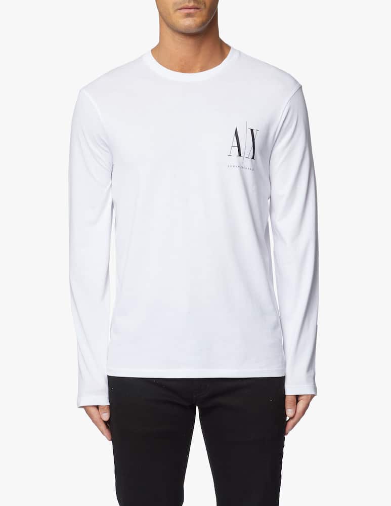 Armani Exchange Maglietta girocollo icon small - immagine 2 Armani Exchange Maglietta girocollo icon small - immagine 2