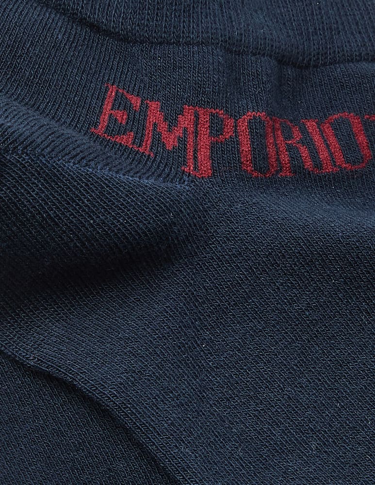 rinascente Emporio Armani Set 3 paia calze corte logo