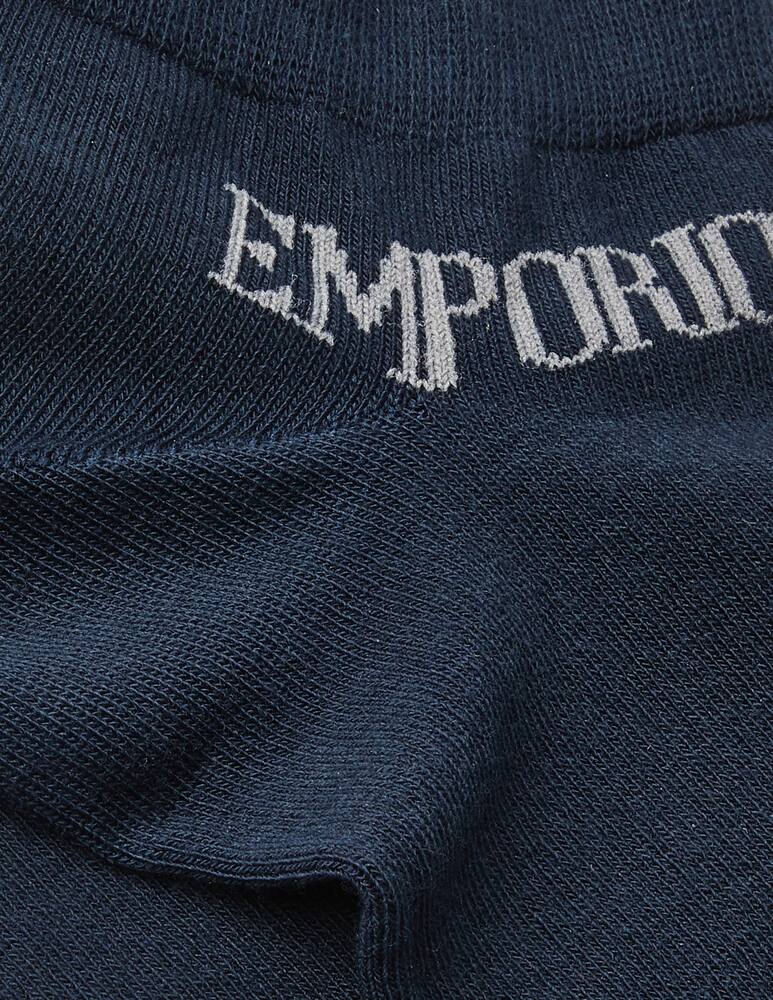 rinascente Emporio Armani Set 3 paia calze corte logo