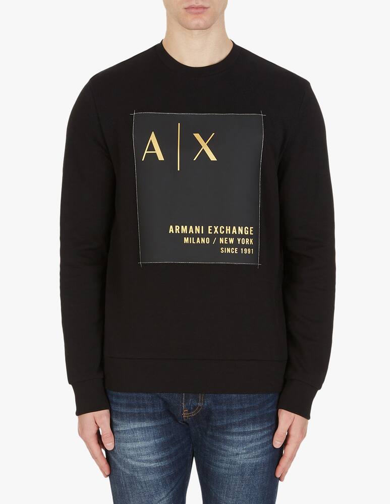 rinascente Armani Exchange Patch roundneck sweatshirt