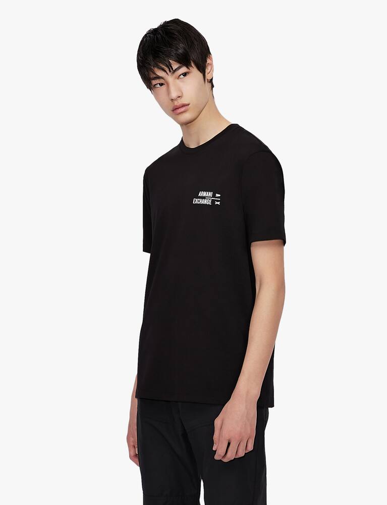 rinascente Armani Exchange Silver side sign t-shirt